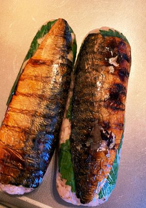 お手製焼き鯖寿司-レシピのメイン写真
