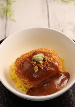 簡単！コロッケ丼　カレーソース-レシピのメイン写真