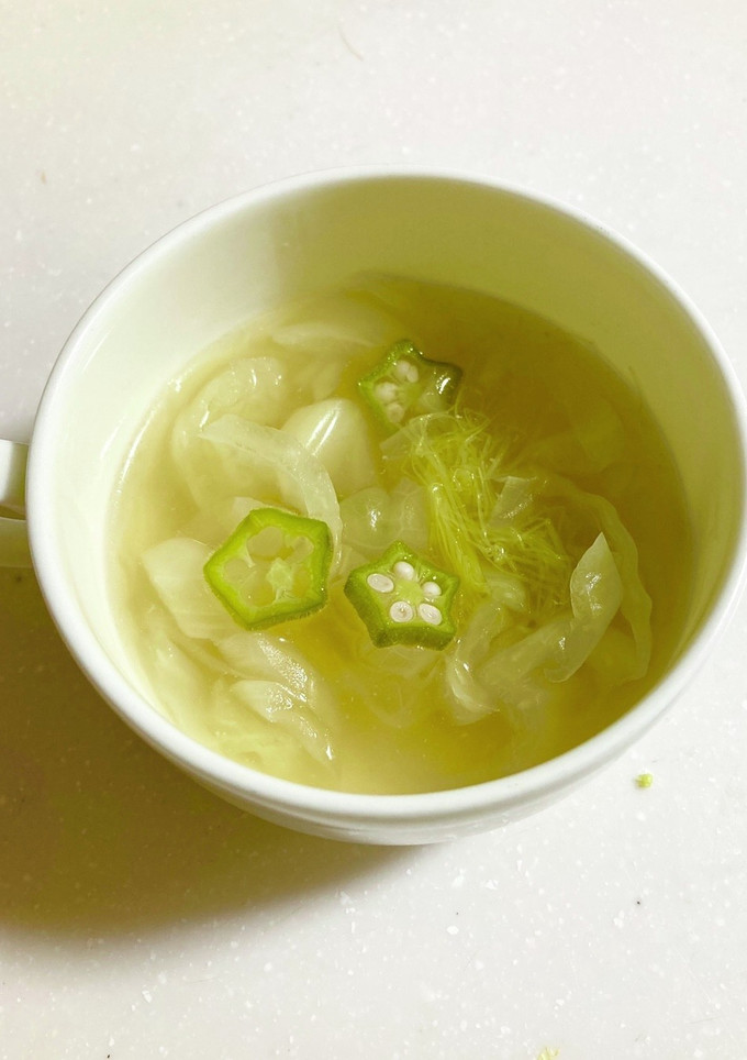 とうもろこしのひげオクラスープ-レシピのメイン写真