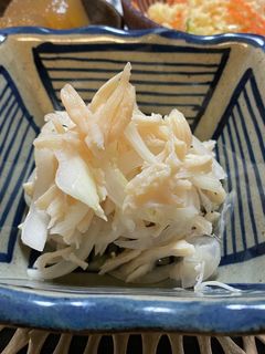 らっきょう酢玉ねぎの甘酢漬★ササミ和え物-レシピのメイン写真