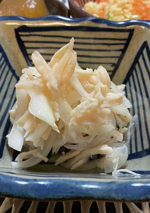 らっきょう酢玉ねぎの甘酢漬★ササミ和え物-レシピのメイン写真