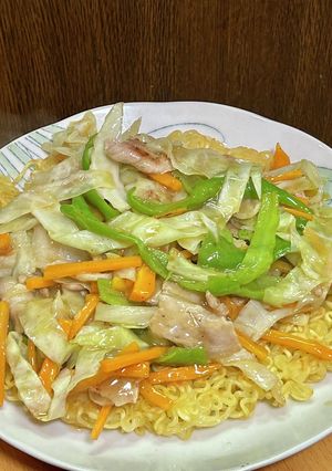 サリ麺であんかけ焼きそば-レシピのメイン写真
