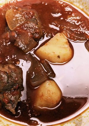鹿スネ肉のシチュー　by　ラクラクッカー-レシピのメイン写真