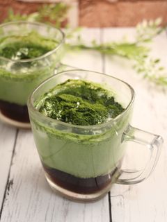 ウィンナー抹茶ラテ-レシピのメイン写真