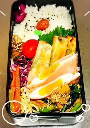 弁当にハムエッグ-レシピのメイン写真