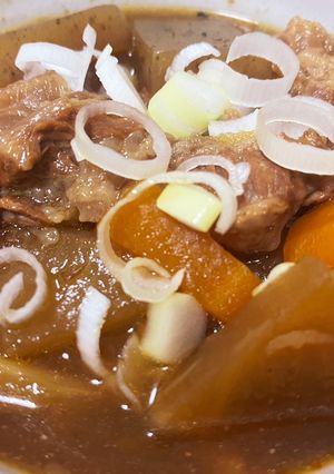 【簡単】コラーゲンたっぷり牛すじ味噌煮込-レシピのメイン写真