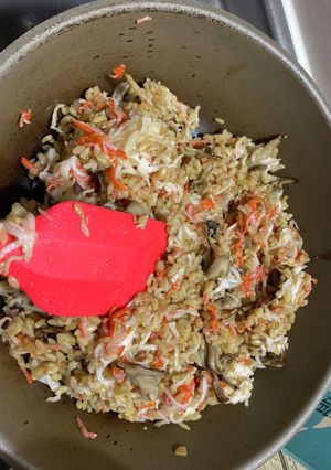 カニカマと舞茸の炊き込みご飯-レシピのメイン写真