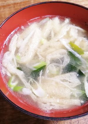 味噌汁レシピ！油揚げ-レシピのメイン写真