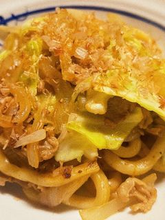 簡単!フライパンde味噌焼きうどん-レシピのメイン写真