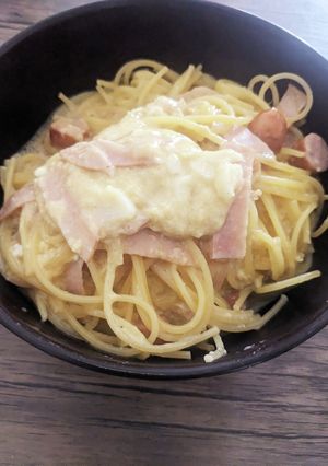お手軽★ワンパンカルボナーラ-レシピのメイン写真