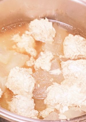 とうがんと鶏ひき肉の煮物-レシピのメイン写真