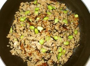 玄米枝豆炊き込みご飯♪胃弱・食欲不振簡単-レシピのメイン写真