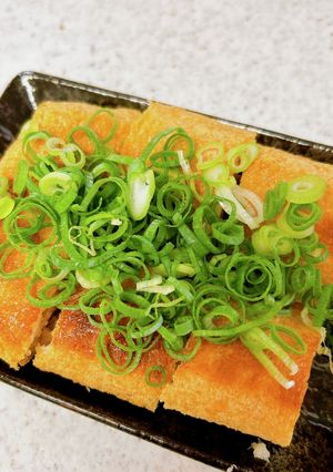 栃尾揚げのネギ味噌はさみ焼き-レシピのメイン写真