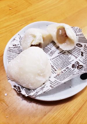 簡単！雪見だいふく風フルーツ大福！♪♪-レシピのメイン写真