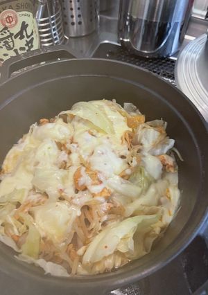 鶏キムチーズ　キャベツともやしが旨い-レシピのメイン写真