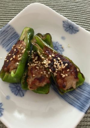 ピーマン肉詰め　ひき肉なしで時短すぎ-レシピのメイン写真