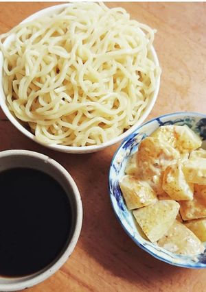 つけ麺とじゃがいもカレー風味-レシピのメイン写真