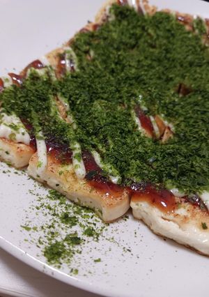 木綿豆腐消費！お好み焼き風豆腐ステーキ-レシピのメイン写真