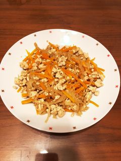 切り干し大根のそぼろ煮-レシピのメイン写真