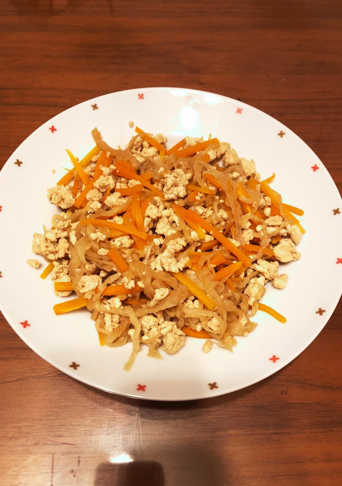 切り干し大根のそぼろ煮-レシピのメイン写真