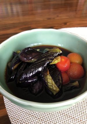 割と簡単な茄子の揚げ浸し-レシピのメイン写真