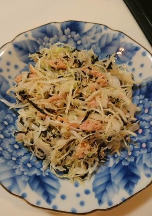 簡単！激ウマ！キャベツとツナの海苔ごま♪-レシピのメイン写真
