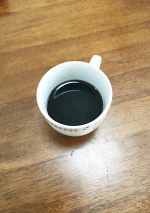 ブルーベリー煮たのとコーヒー-レシピのメイン写真