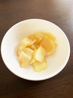 レンチン簡単☆砂糖不使用りんごコンポート-レシピのメイン写真