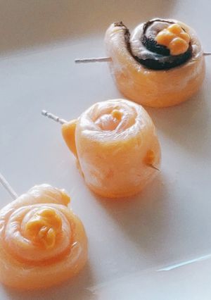 お弁当★隙間に可愛い♡もっちりクルクル〜-レシピのメイン写真