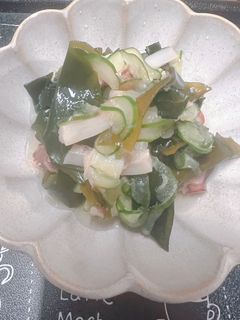 ♡わかめときゅうりとタコの酢の物♡-レシピのメイン写真