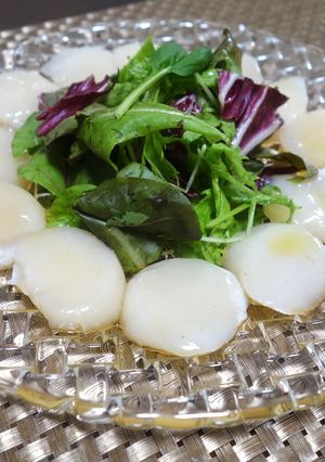 トリュフ香るホタテの昆布締め-レシピのメイン写真