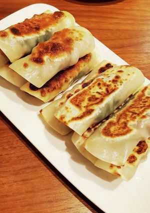 餃子の皮で豚こま大葉焼き-レシピのメイン写真