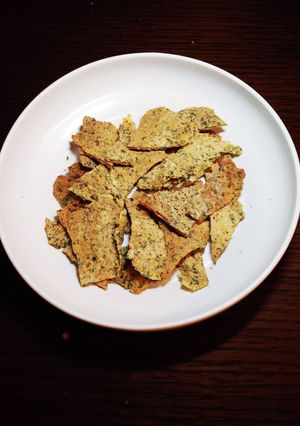 簡単☆のり塩風味の豆腐チップス-レシピのメイン写真
