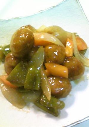 肉団子の酢豚風-レシピのメイン写真