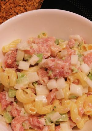 生ハムとコリコリ野菜のサラダ-レシピのメイン写真