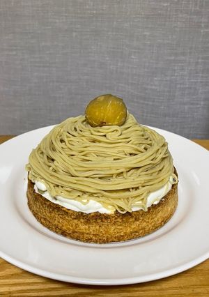 生栗から圧力鍋で モンブランタルト-レシピのメイン写真