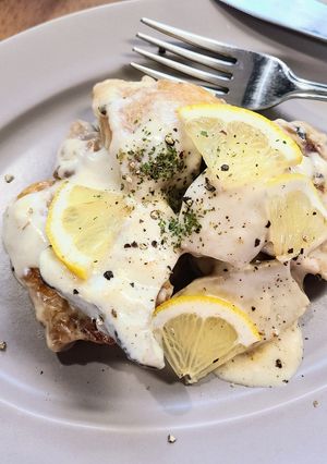 鶏肉ときのこのレモンクリーム煮-レシピのメイン写真