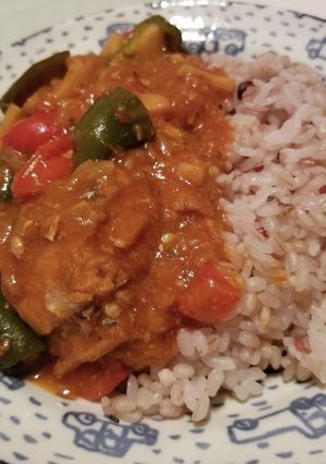 サバ缶と夏野菜カレー-レシピのメイン写真