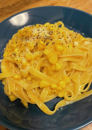 北海道とうもろこしのカルボナーラ-レシピのメイン写真
