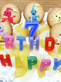 ピクミンのBirthdayケーキ✩-レシピのメイン写真