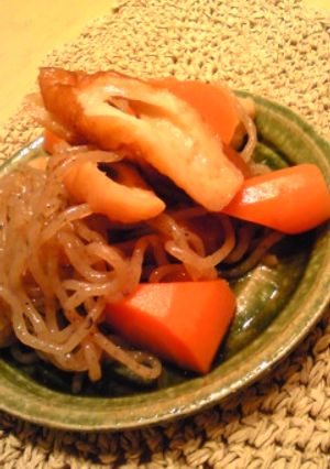 切干もどきの糸こん煮-レシピのメイン写真