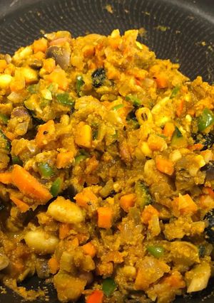 高野豆腐でキーマカレー サスティナブル-レシピのメイン写真