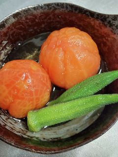 トマトとオクラのおひたし-レシピのメイン写真