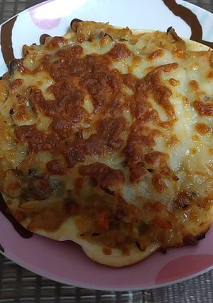 ちゃんちゃん焼きピザ-レシピのメイン写真