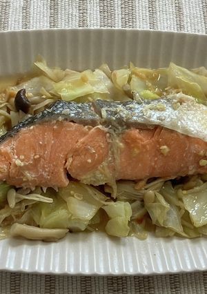 電子レンジで簡単！味噌ちゃんちゃん焼き-レシピのメイン写真