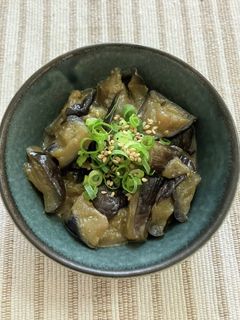 電子レンジで簡単!とろとろナス煮-レシピのメイン写真