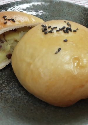 秋はやっぱり♪ さつまいもパン-レシピのメイン写真