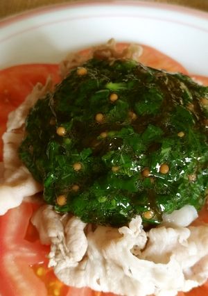 豚しゃぶのねばねばのせ-レシピのメイン写真
