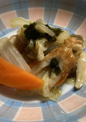 おかわかめ入り野菜あんかけ(覚書)-レシピのメイン写真