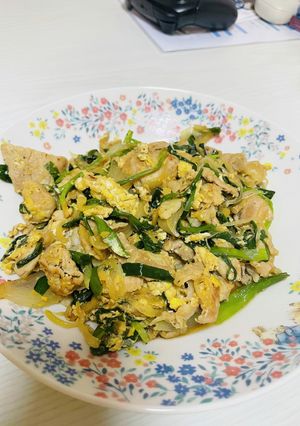 まーぼーの豚ニラ卵-レシピのメイン写真